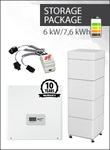 RCT Powerstorage 6 kW + 4x1.9 kWh (7.6 kWh) RCT Powerbattery Paket