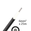 Elettro Brescia Solarkabel 6mm2 25m - schwarz