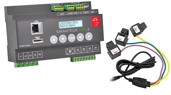 SMARTFOX Energiemanager Pro 2-100 100A teilbar